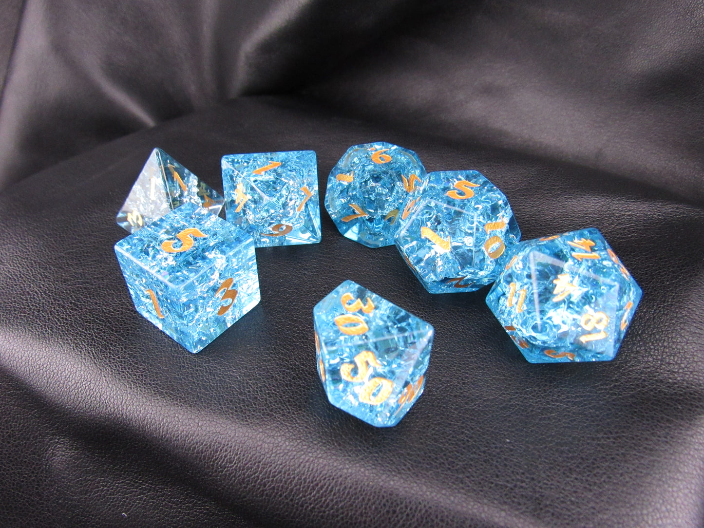 Crackle Glass Dice Set