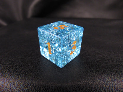 Crackle Glass Dice Set