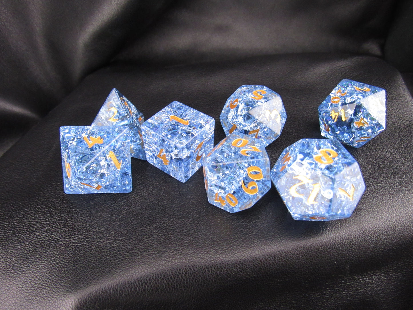 Crackle Glass Dice Set