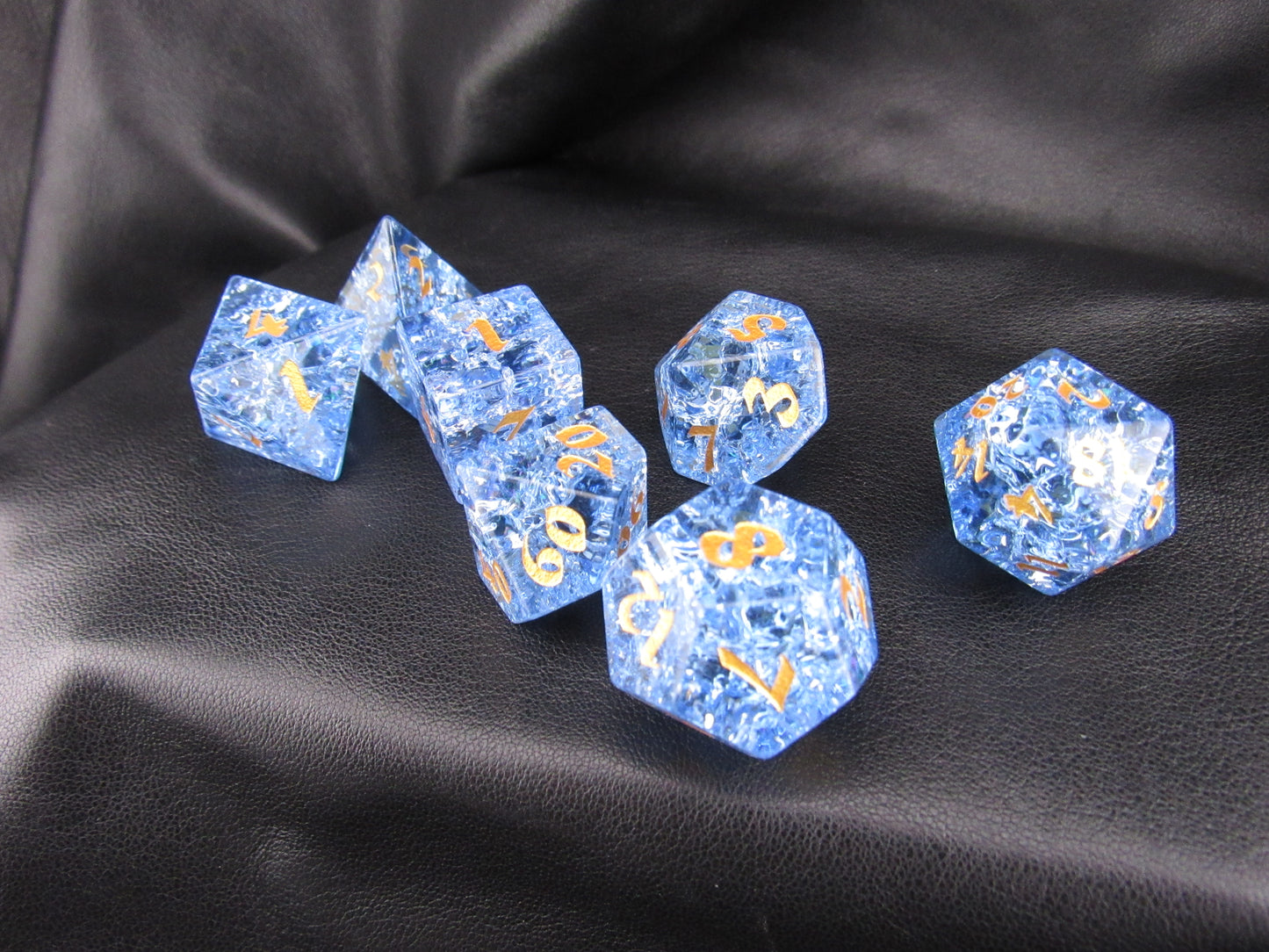 Crackle Glass Dice Set