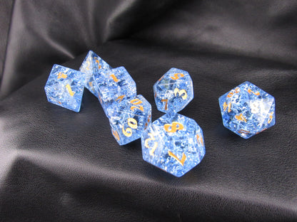 Crackle Glass Dice Set