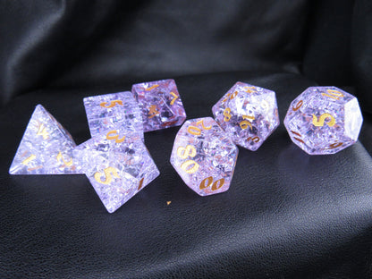 Crackle Glass Dice Set