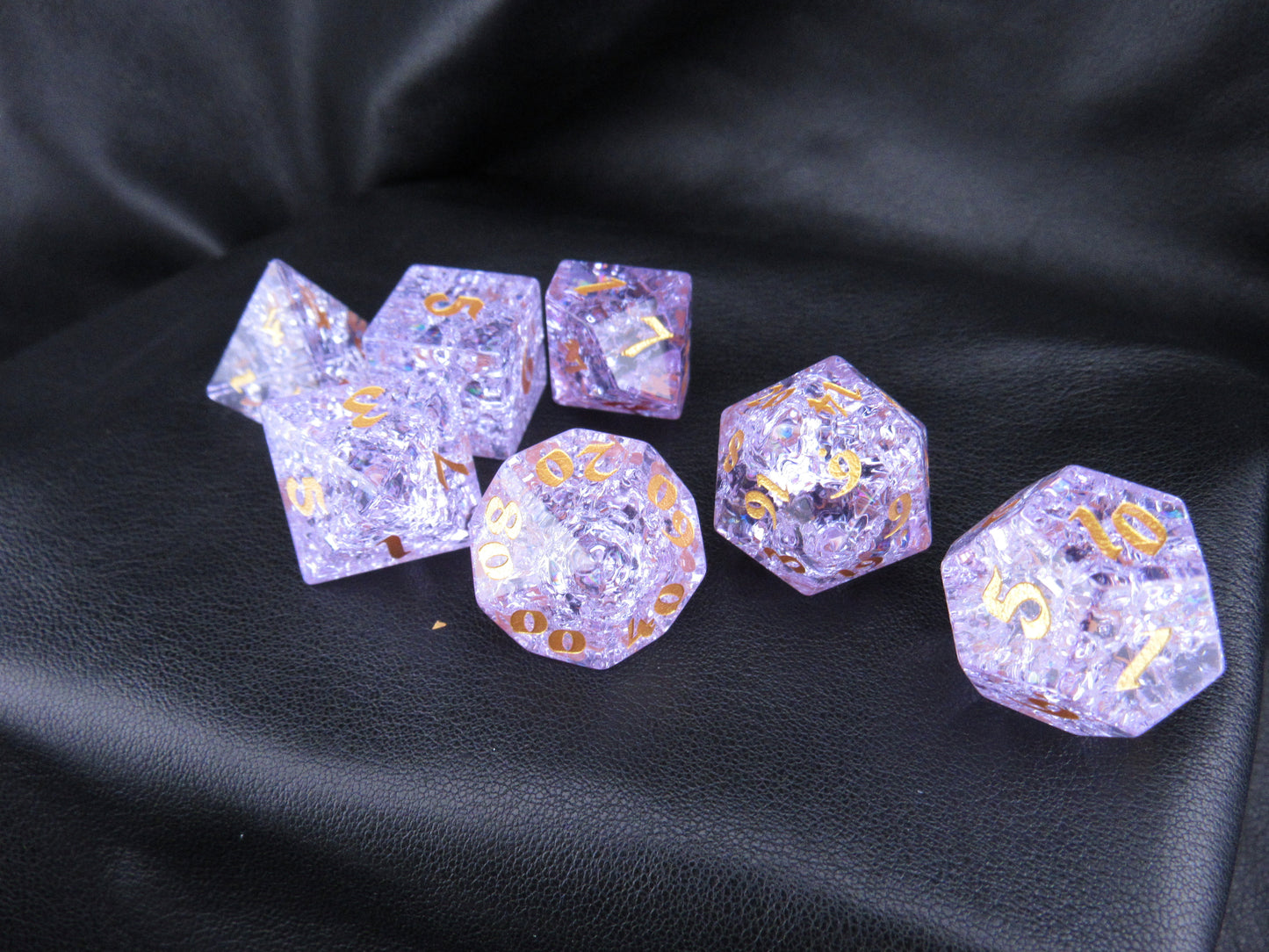 Crackle Glass Dice Set