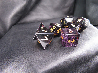 Crackle Glass Dice Set