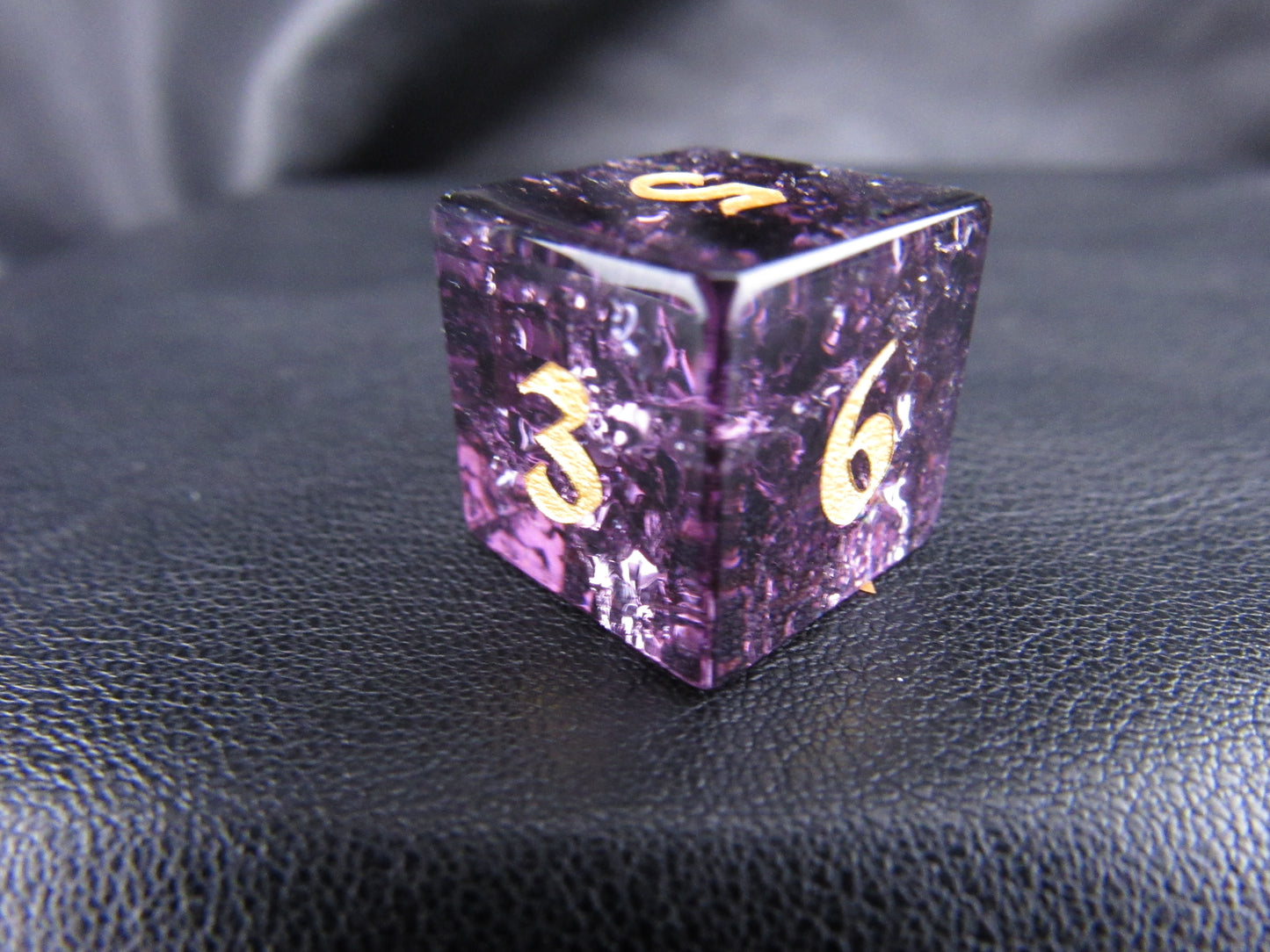Crackle Glass Dice Set