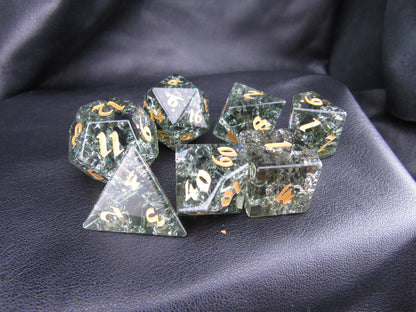 Crackle Glass Dice Set