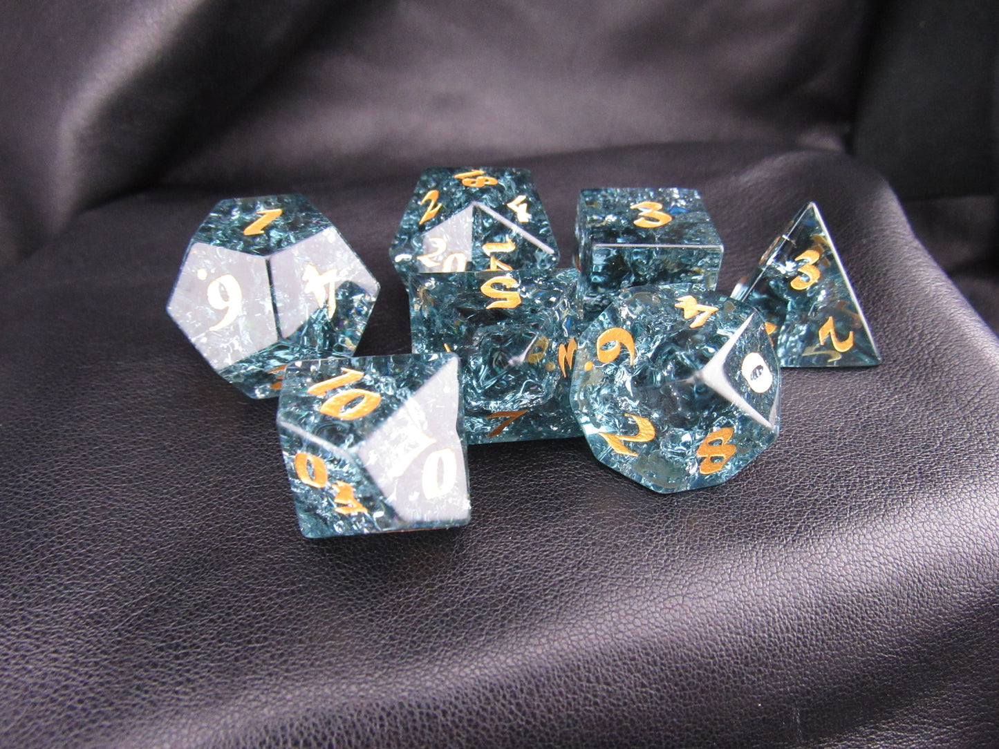 Crackle Glass Dice Set