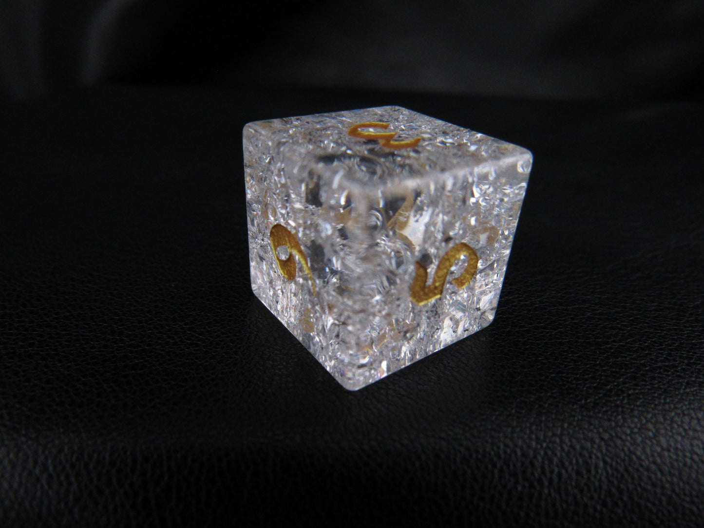 Crackle Glass Dice Set