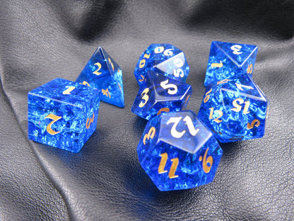 Crackle Glass Dice Set
