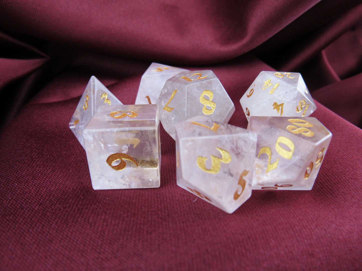 Quartz Dice Set