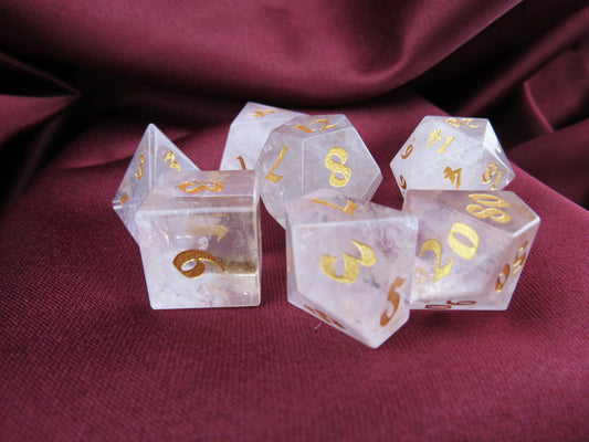 Quartz Dice Set