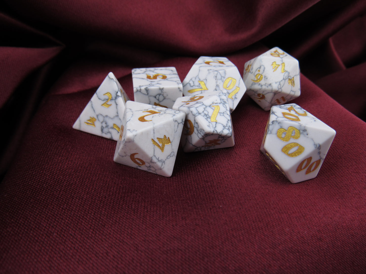 Magnesite Dice Set