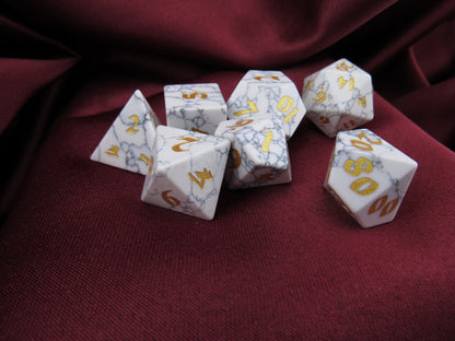 Magnesite Dice Set