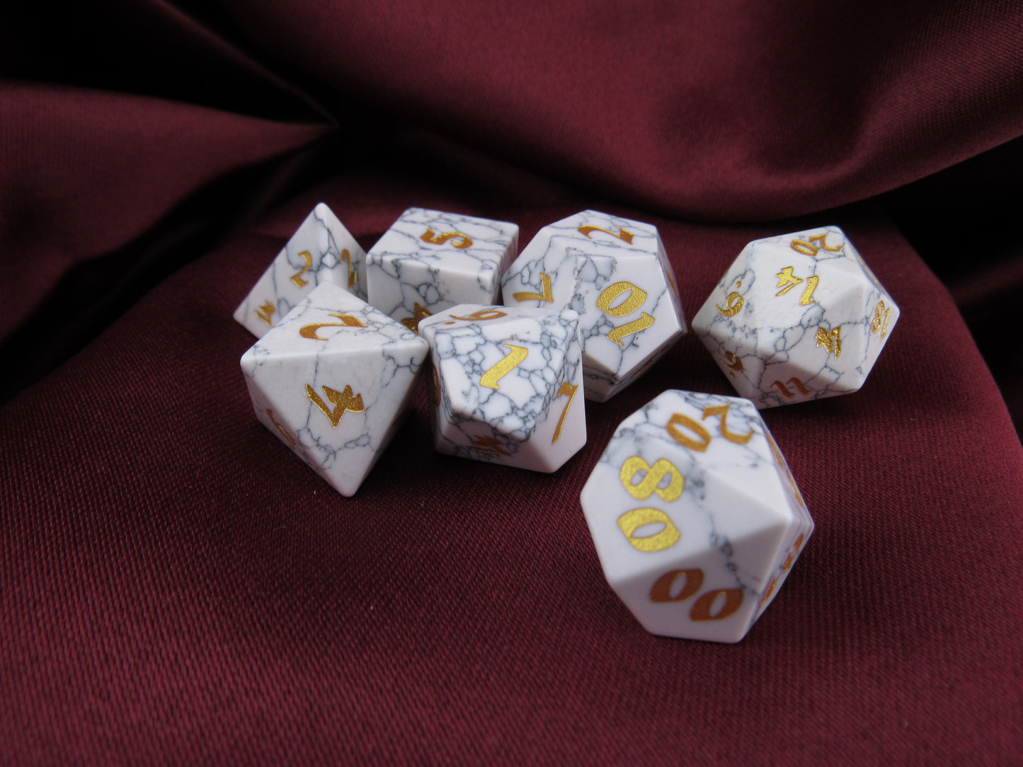 Magnesite Dice Set