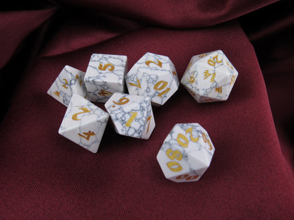 Magnesite Dice Set