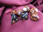 Mahogany Obsidian Dice Set