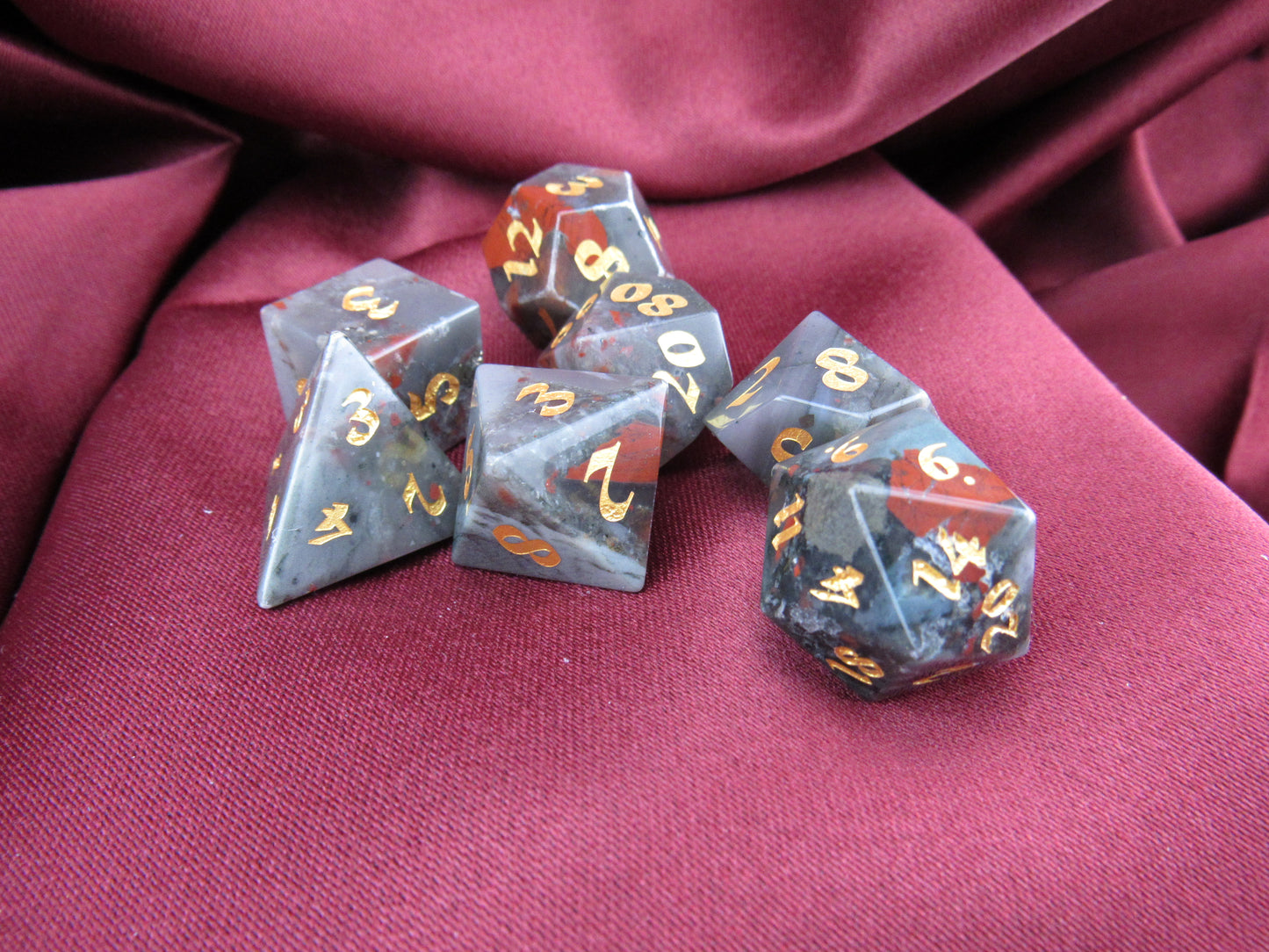 Bloodstone Dice Set