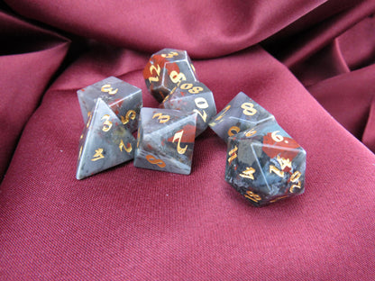 Bloodstone Dice Set