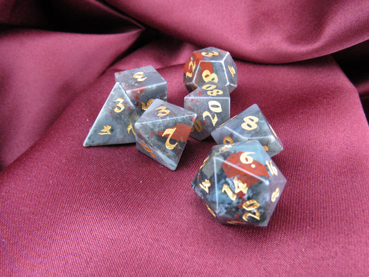 Bloodstone Dice Set
