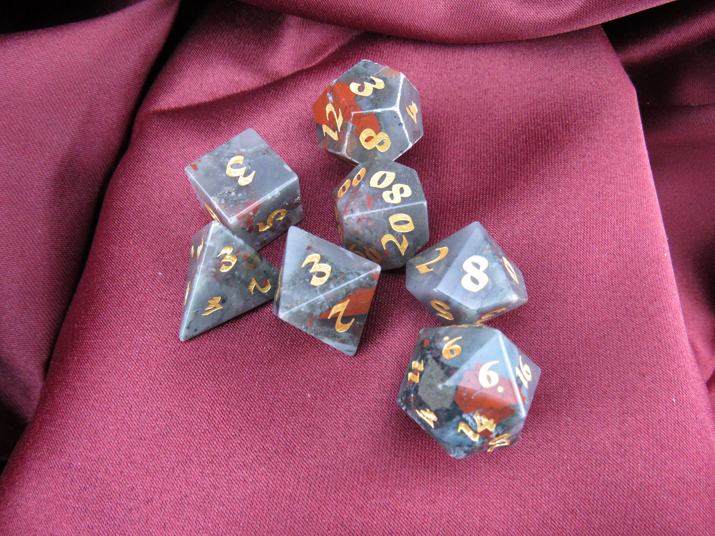 Bloodstone Dice Set