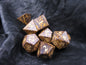 Mariam Stone Fossil Dice Set