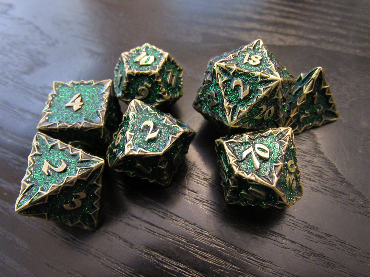 Assassin Vine Metal Dice Set
