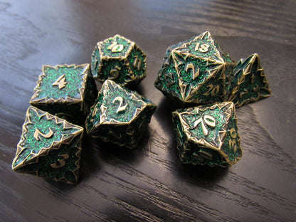 Assassin Vine Metal Dice Set