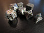 Striped Metal Dice Set