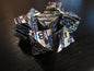 Striped Metal Dice Set