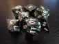 Striped Metal Dice Set