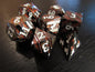 Striped Metal Dice Set