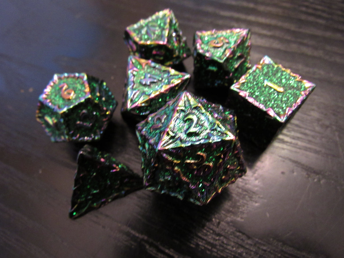 Assassin Vine Metal Dice Set