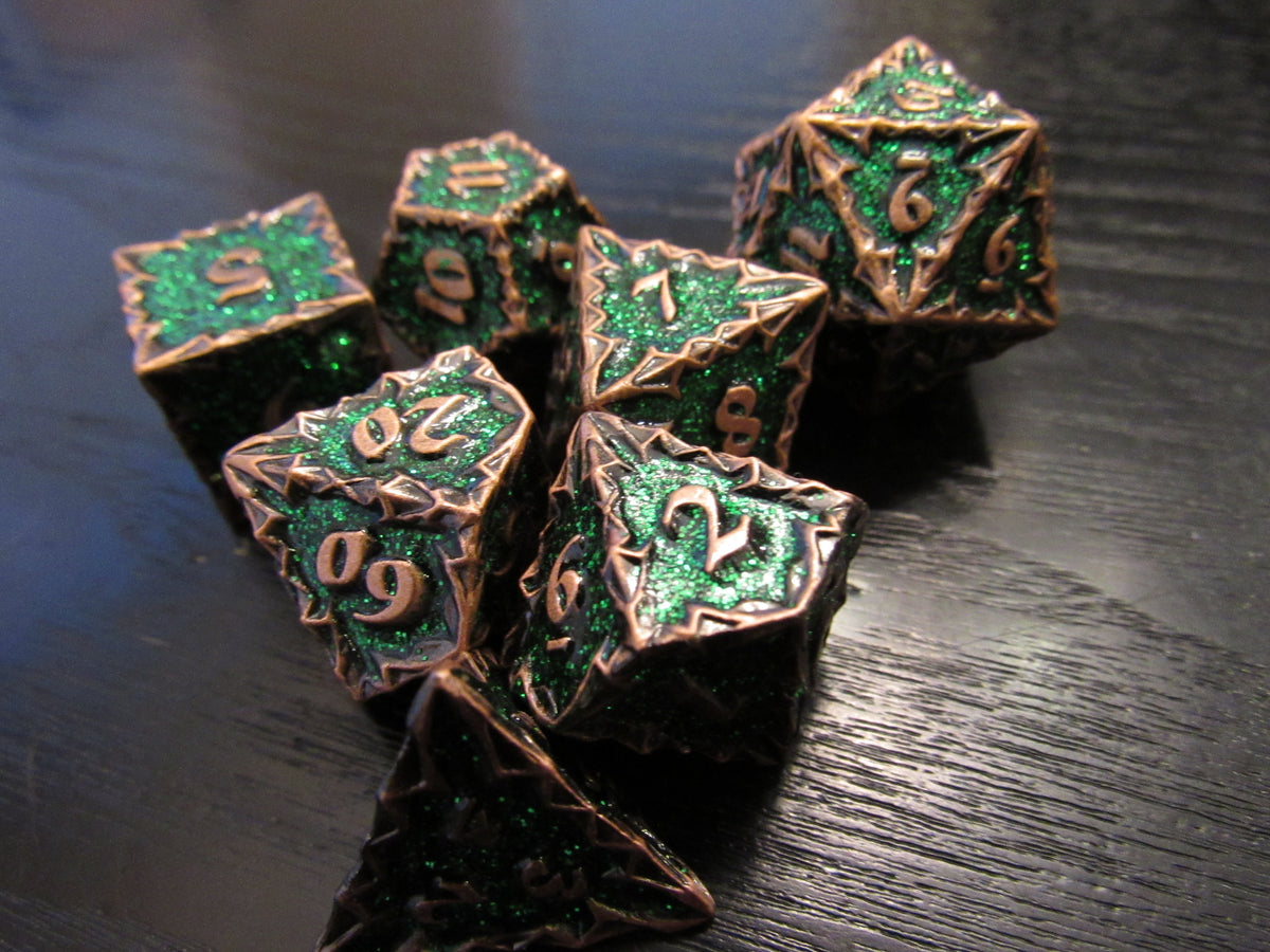Assassin Vine Metal Dice Set