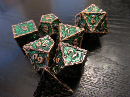 Assassin Vine Metal Dice Set