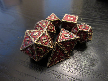 Assassin Vine Metal Dice Set