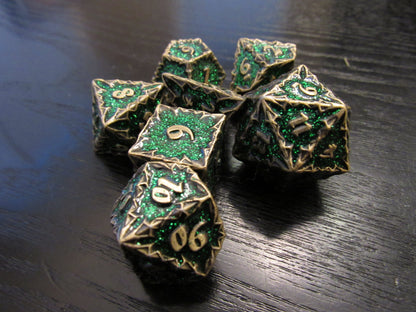Assassin Vine Metal Dice Set