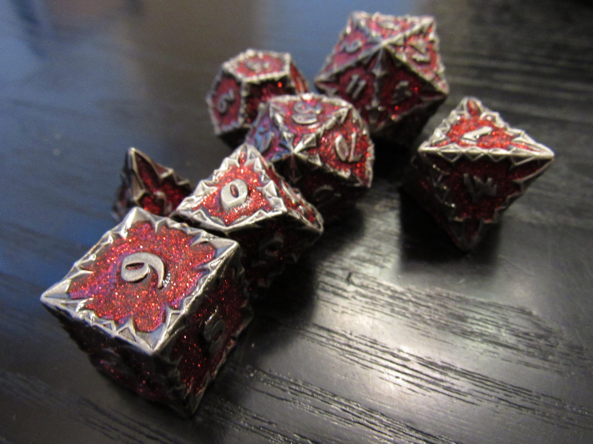 Assassin Vine Metal Dice Set