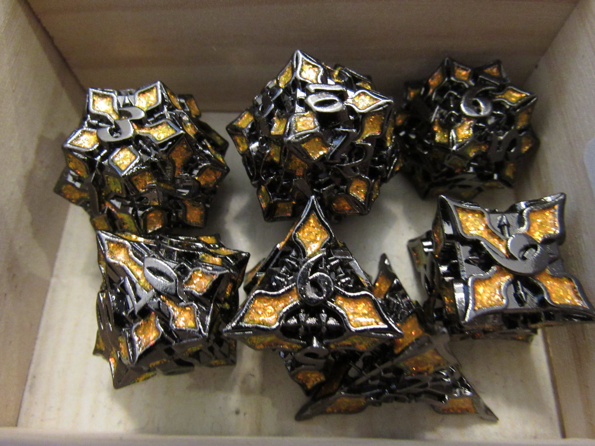 Cathedral Metal Dice Set