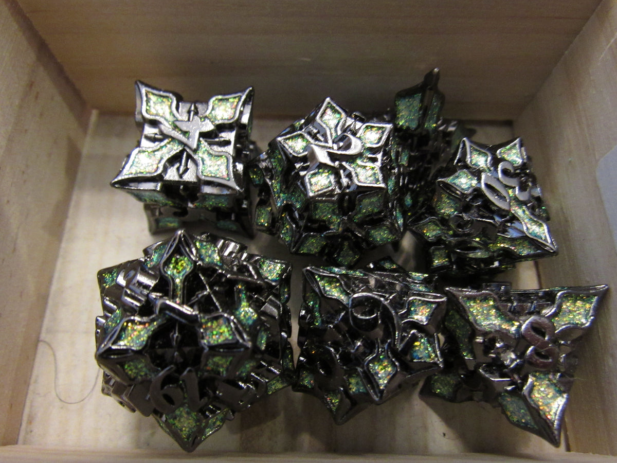 Cathedral Metal Dice Set