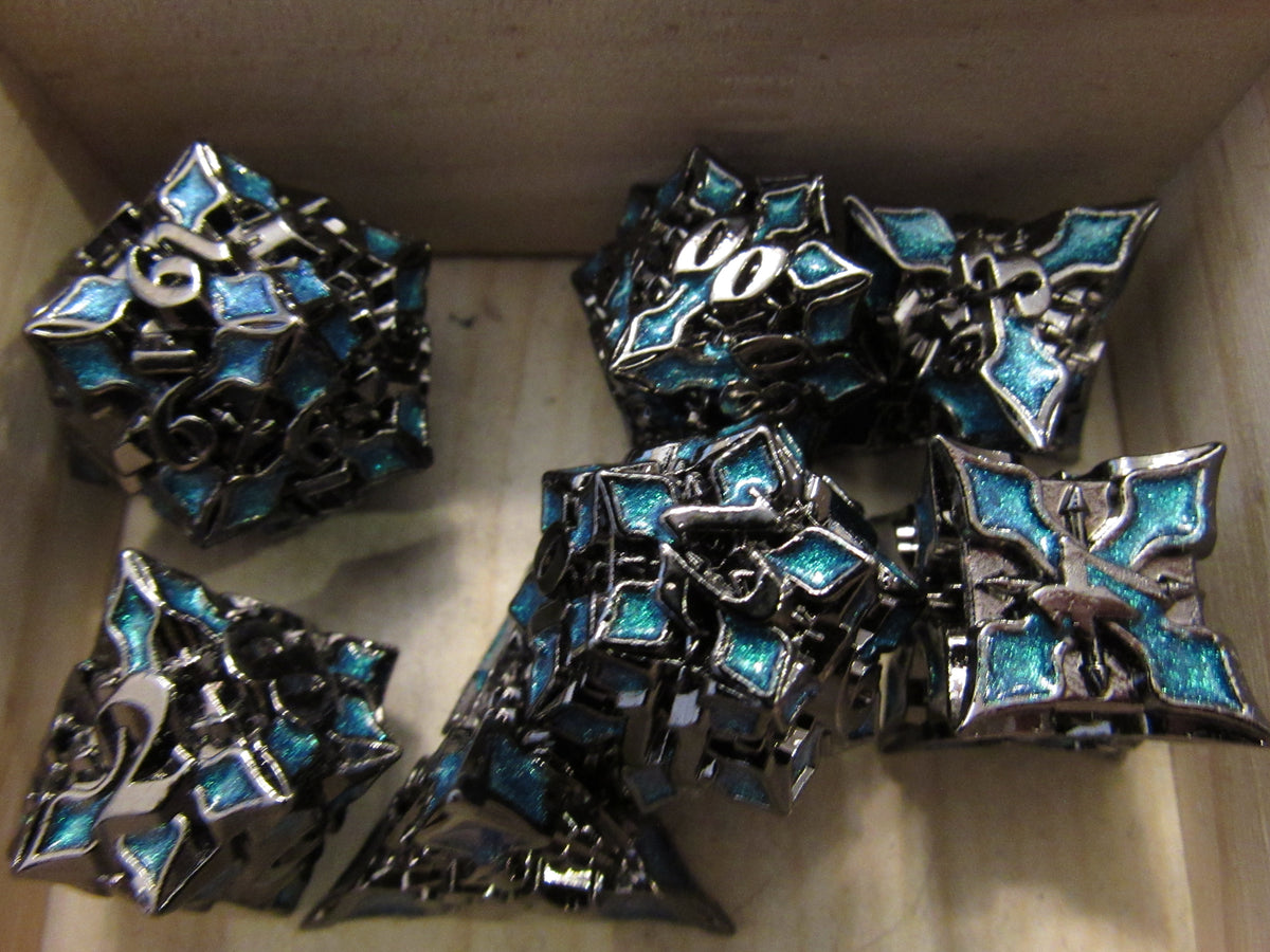 Cathedral Metal Dice Set