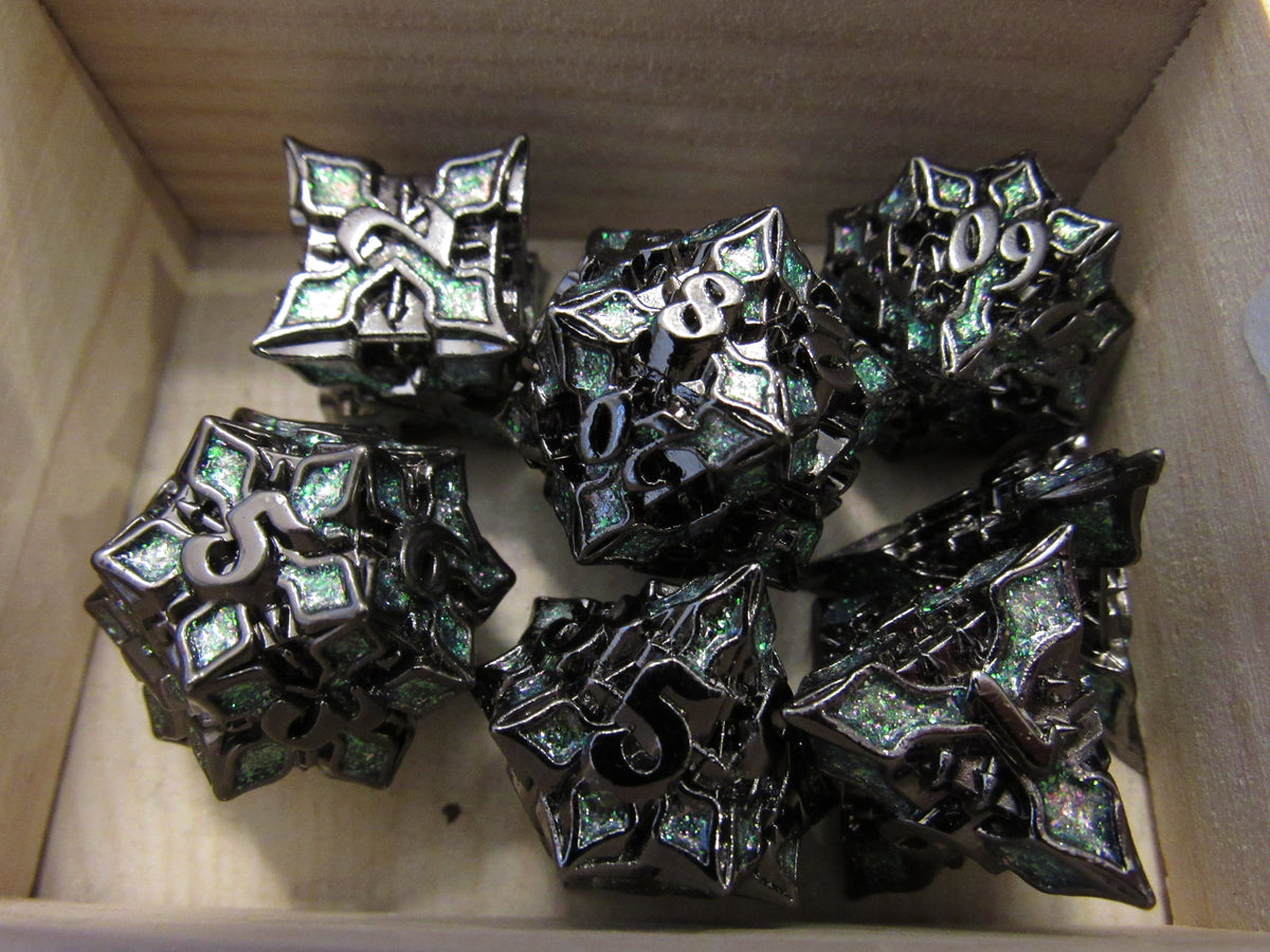 Cathedral Metal Dice Set