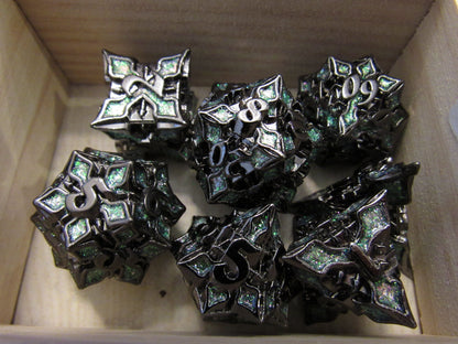 Cathedral Metal Dice Set