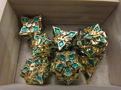 Cathedral Metal Dice Set