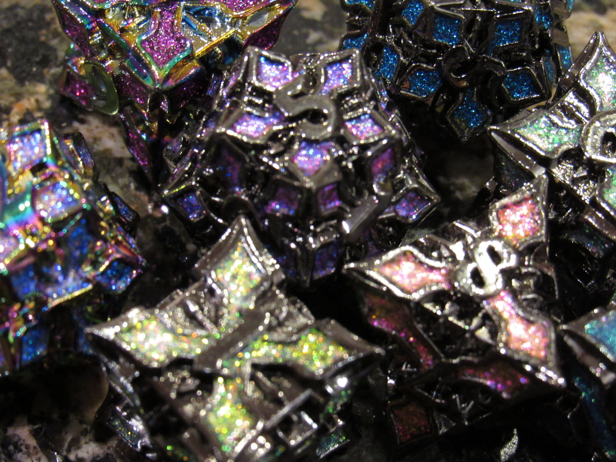 Cathedral Metal Dice Set
