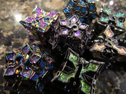 Cathedral Metal Dice Set