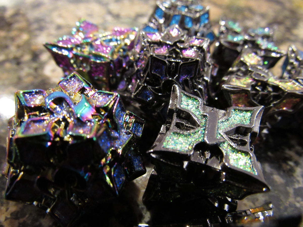 Cathedral Metal Dice Set