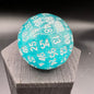 Blue Glitter Liquid Core D100