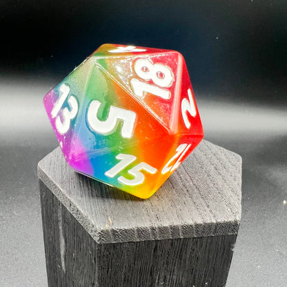Giant Rainbow D20