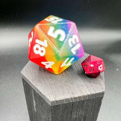 Giant Rainbow D20