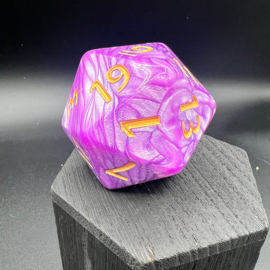 Giant Purple Pearl D20